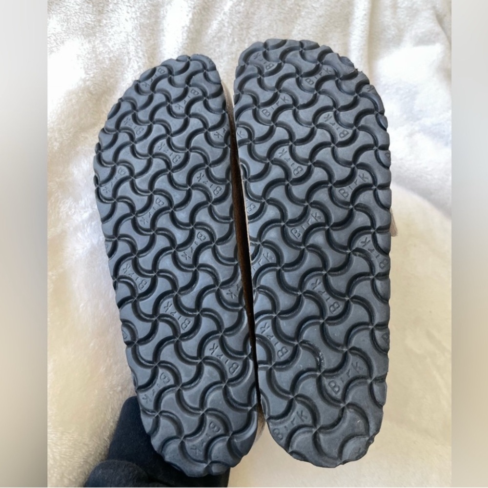Birkenstock Buckley Suede Embossed Clogs 40 Gray Size 9 $179 - Picture 8 of 11